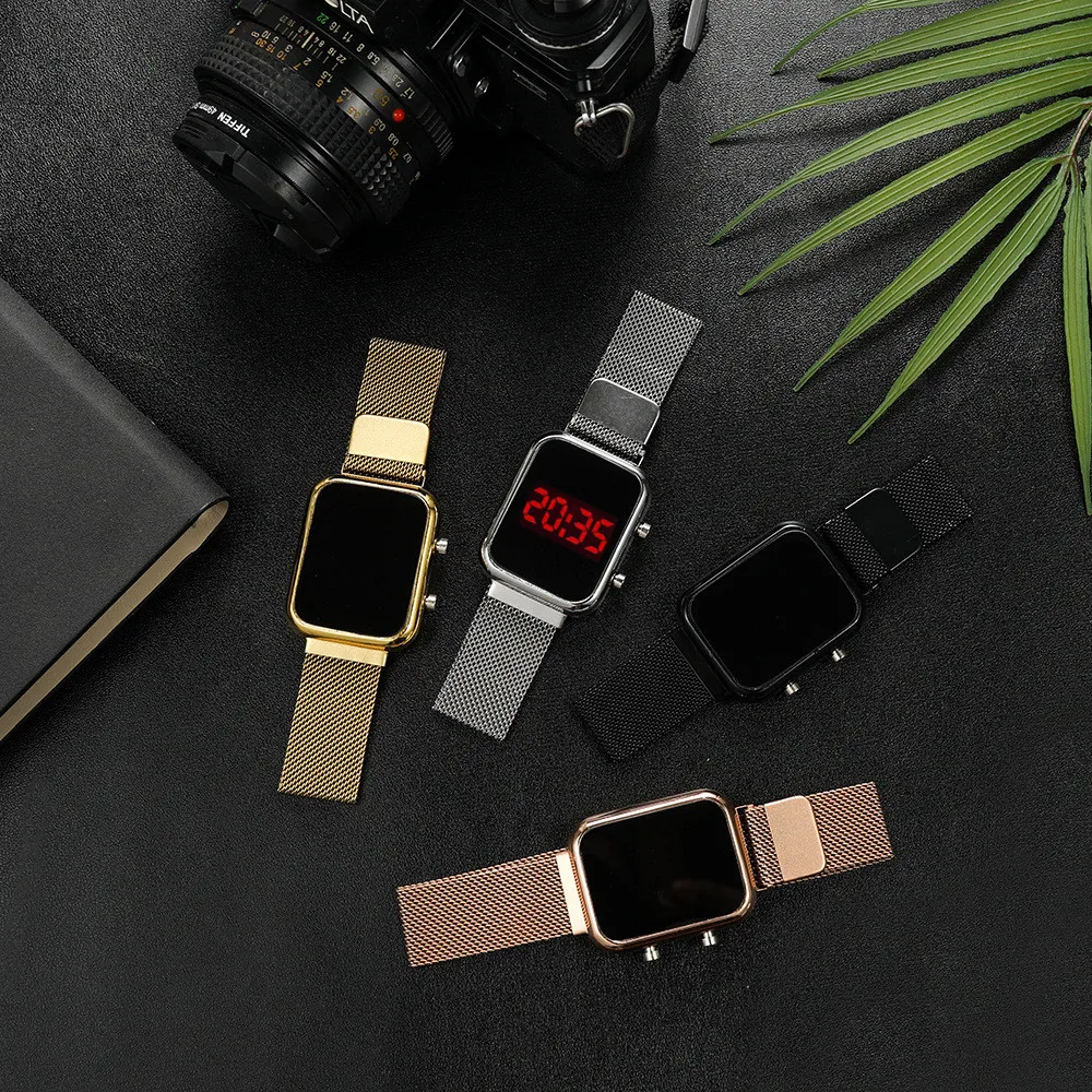 Jam Tangan Digital LED Persegi - Luxury Watch Life ulasan dan harga