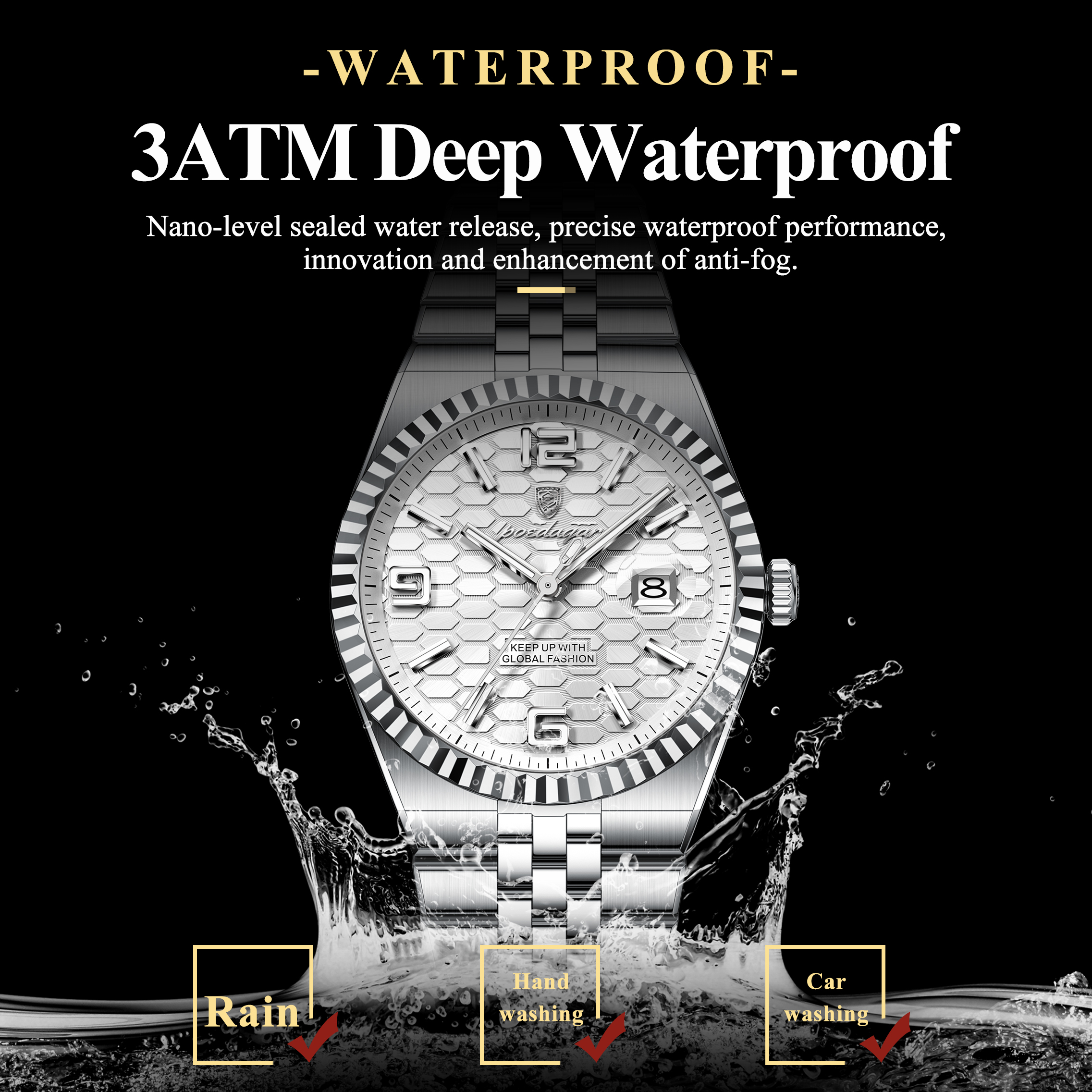 Jam Tangan Pria POEDAGAR Casua - Luxury Watch Top 10 ulasan dan harga