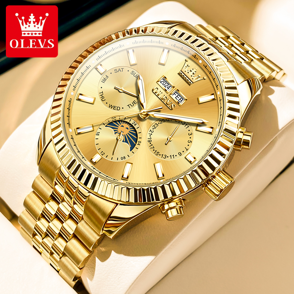 OLEVS 6688 Jam Tangan Otomatis - Luxury Watch Hd ulasan dan harga