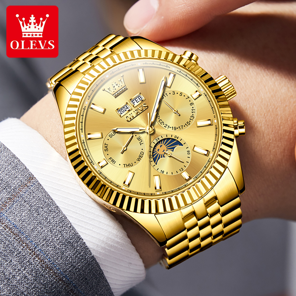 OLEVS 6688 Jam Tangan Otomatis - Luxury Watch Hd ulasan dan harga