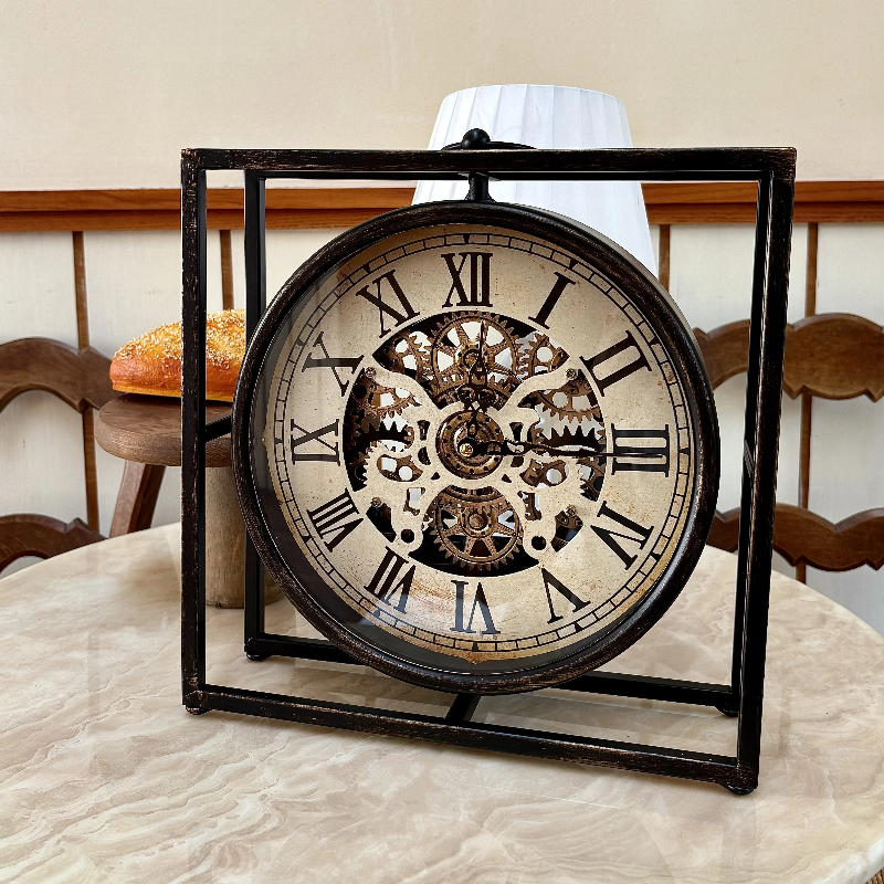 Jam Meja Retro Lampu Mewah Rua - Table Watch Luxury ulasan dan harga