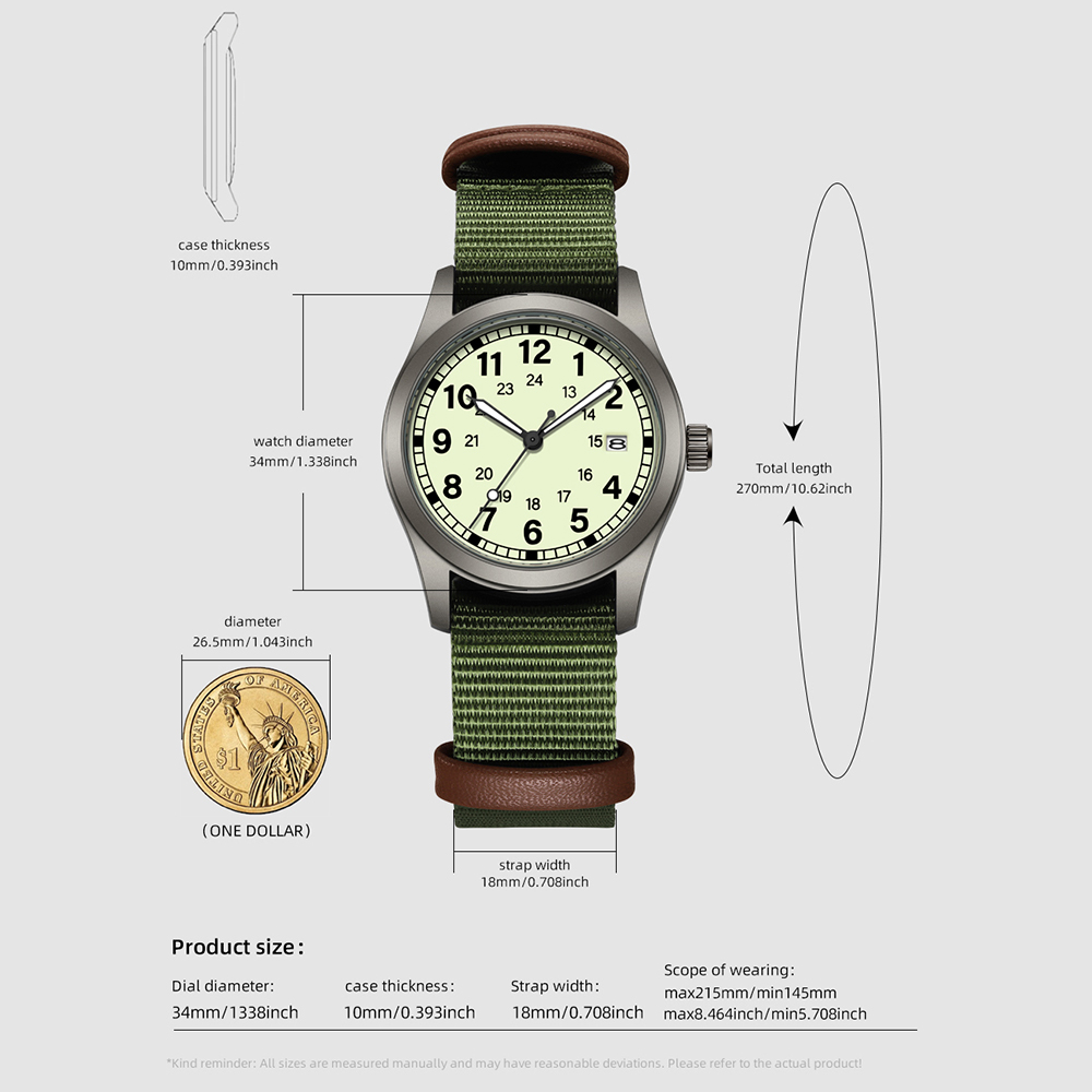 Jam Tangan Wanita TPW 2026 Cas - Field Watch Military ulasan dan harga