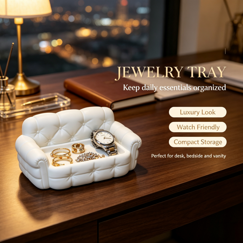 Nampan Perhiasan Mini Berbentu - Table Watch Luxury ulasan dan harga