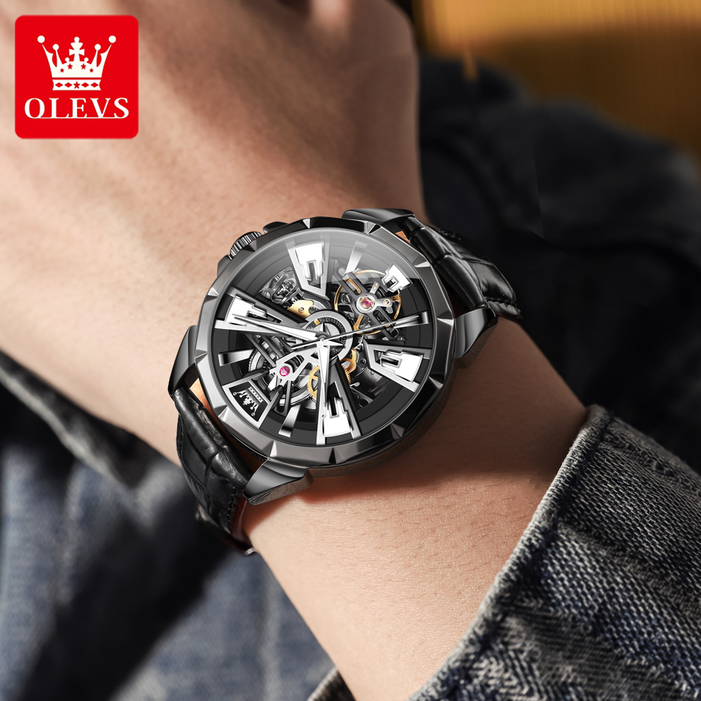 OLEVS 7051 Jam Tangan Pria Mod - Luxury Watch Hd ulasan dan harga