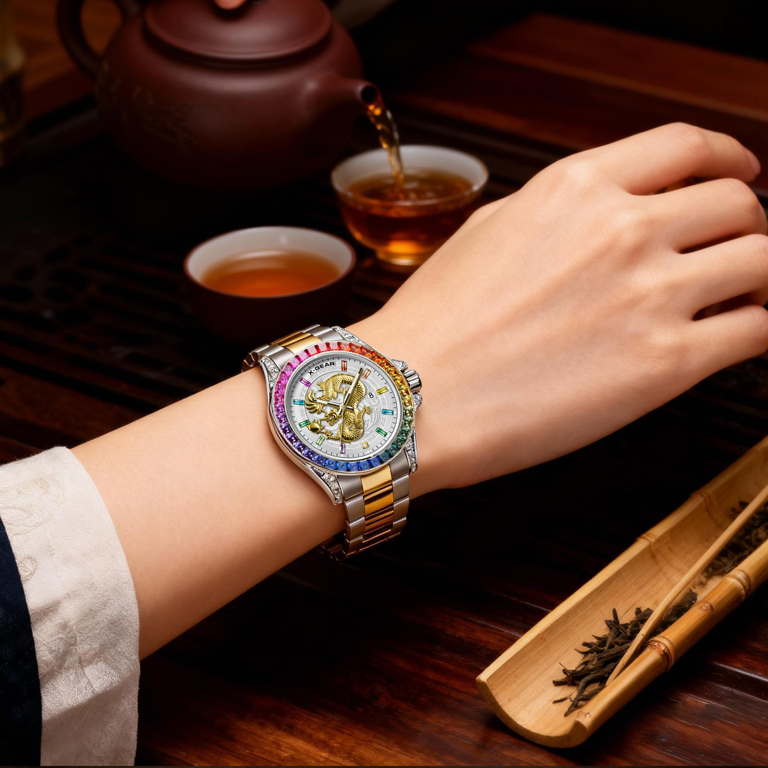 X-GEAR Jam Tangan Kuarsa Pria  - Luxury X I Watch ulasan dan harga