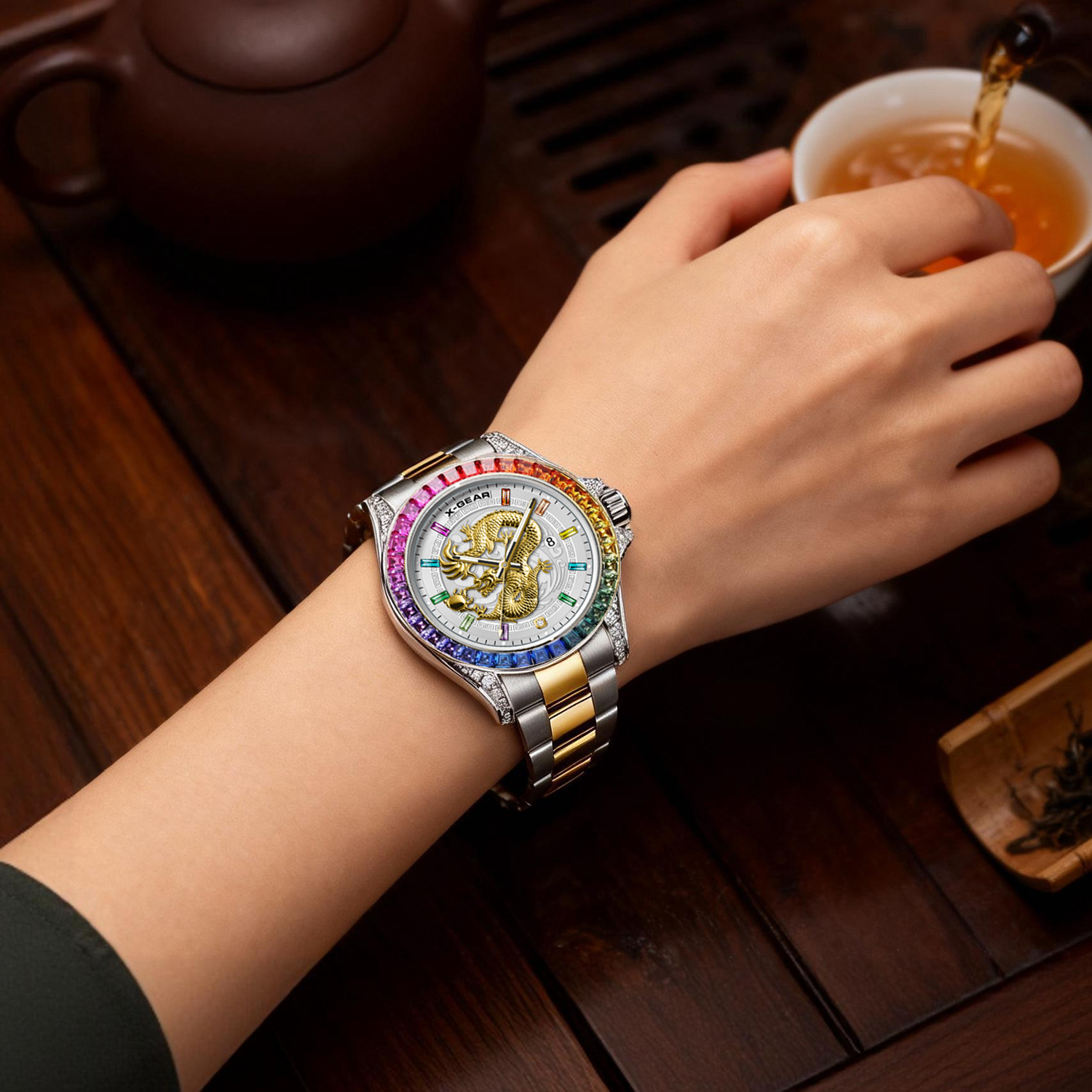 X-GEAR Jam Tangan Kuarsa Pria  - Luxury X I Watch ulasan dan harga