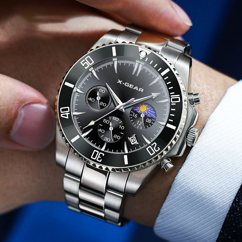 X-GEAR Jam Tangan Kuarsa Pria  - Luxury X I Watch ulasan dan harga
