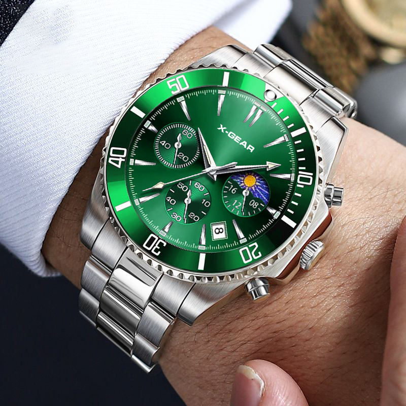 X-GEAR Jam Tangan Kuarsa Pria  - Luxury X I Watch ulasan dan harga