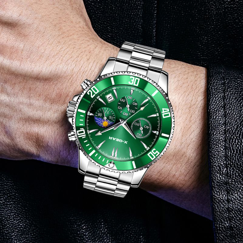 X-GEAR Jam Tangan Kuarsa Pria  - Luxury X I Watch ulasan dan harga
