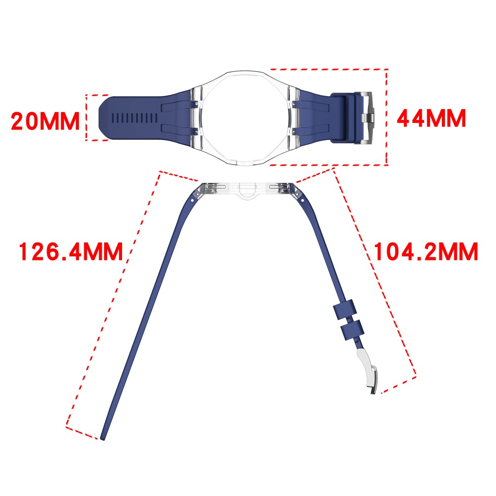 Casing Transparan+Tali Silikon - Luxury X I Watch ulasan dan harga