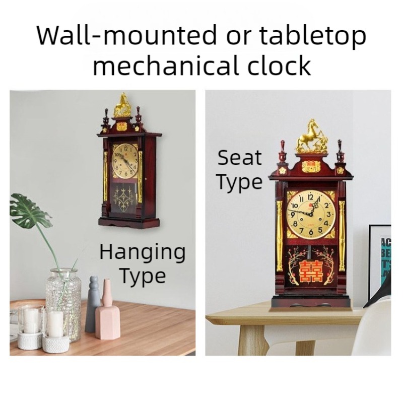 Jam Meja Mekanik Kayu Vintage  - Table Watch Luxury ulasan dan harga