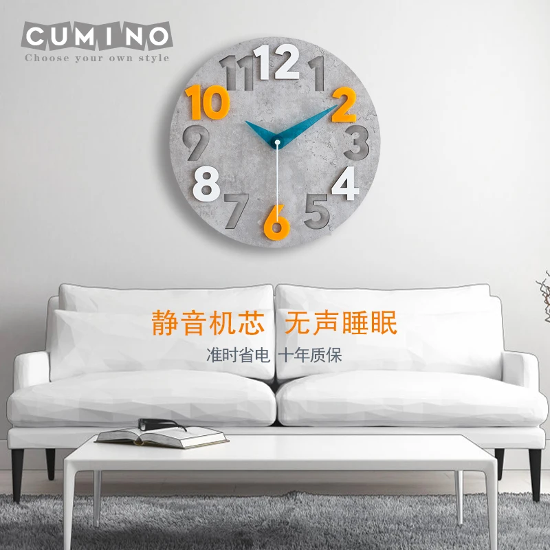 Modern 3d Jam Dinding Kayu Clo - Luxury Watch Europe ulasan dan harga