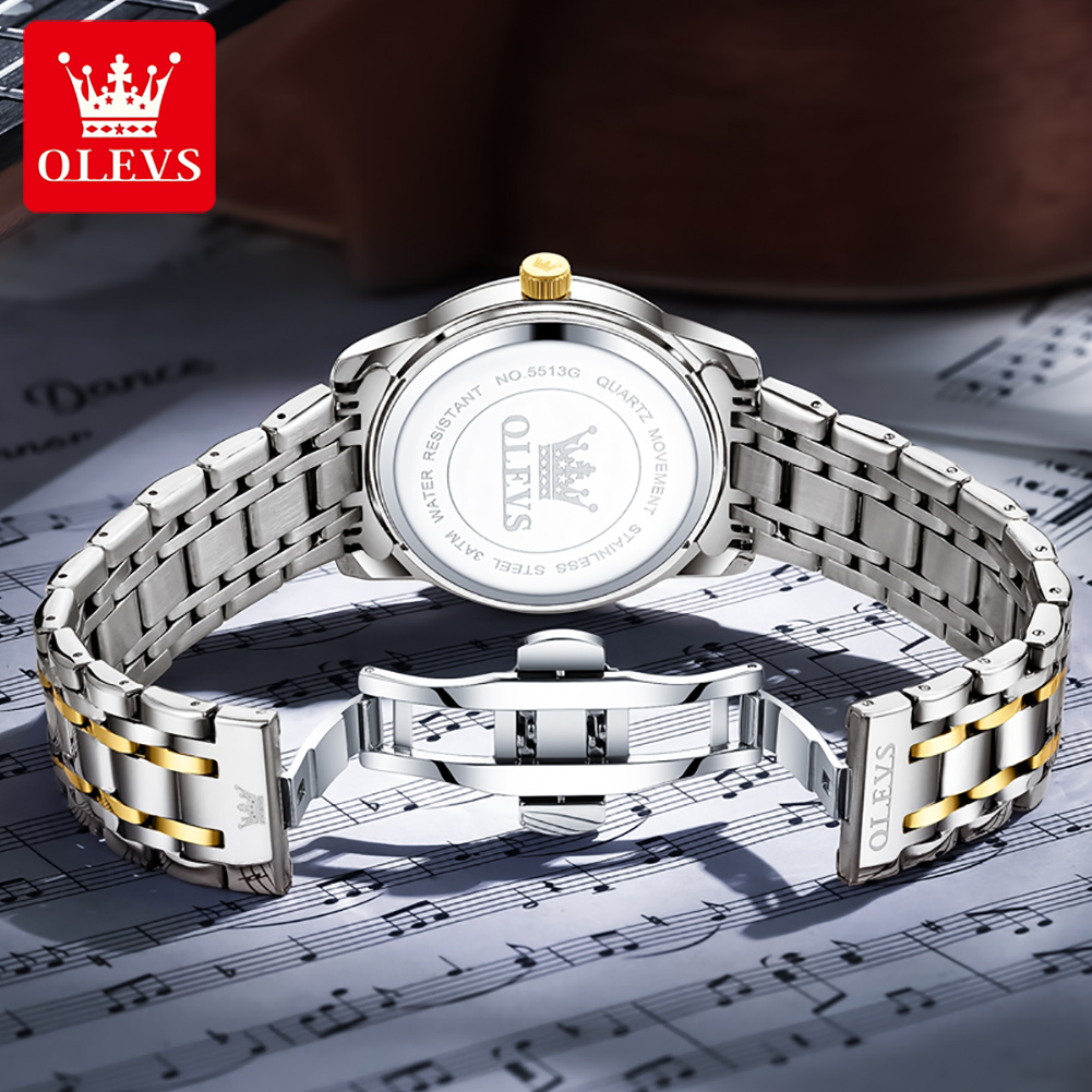 OLEVS Jam Tangan Pria Modis Be - Luxury Watch Life ulasan dan harga