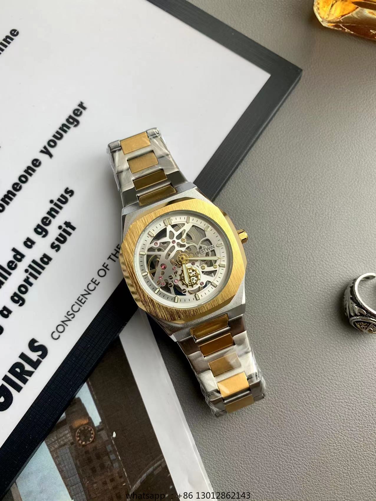 Jam tangan persegi kecil mewah - Luxury Watch Gold ulasan dan harga