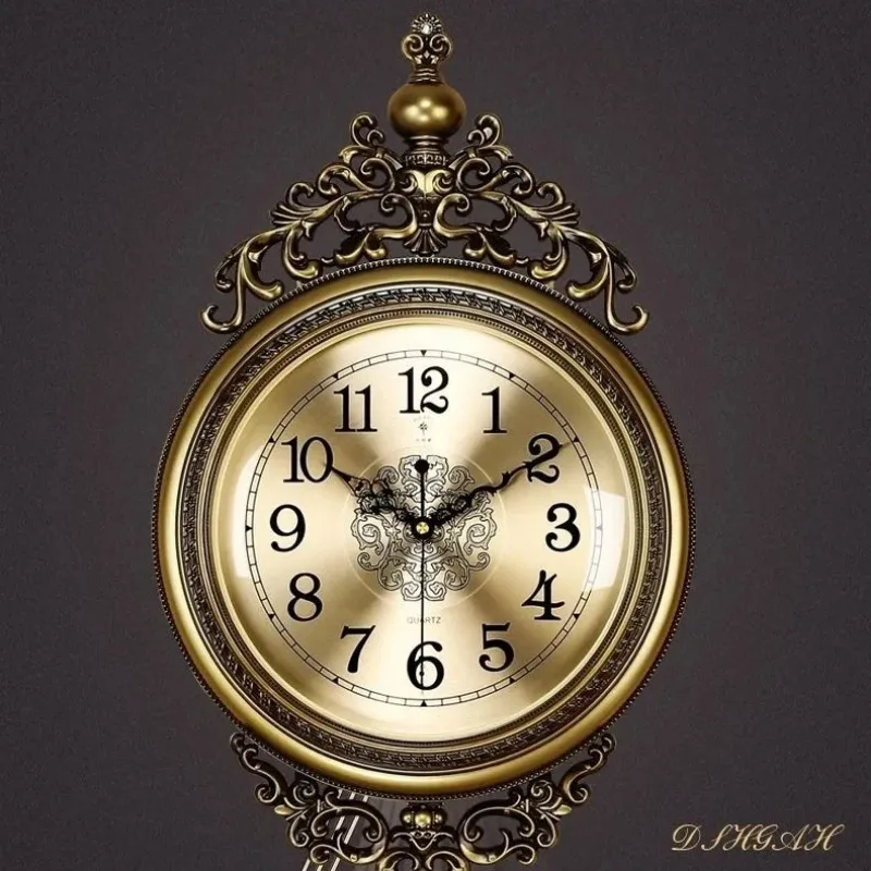 Jam Dinding Emas Mewah Besar R - Luxury Watch Europe ulasan dan harga