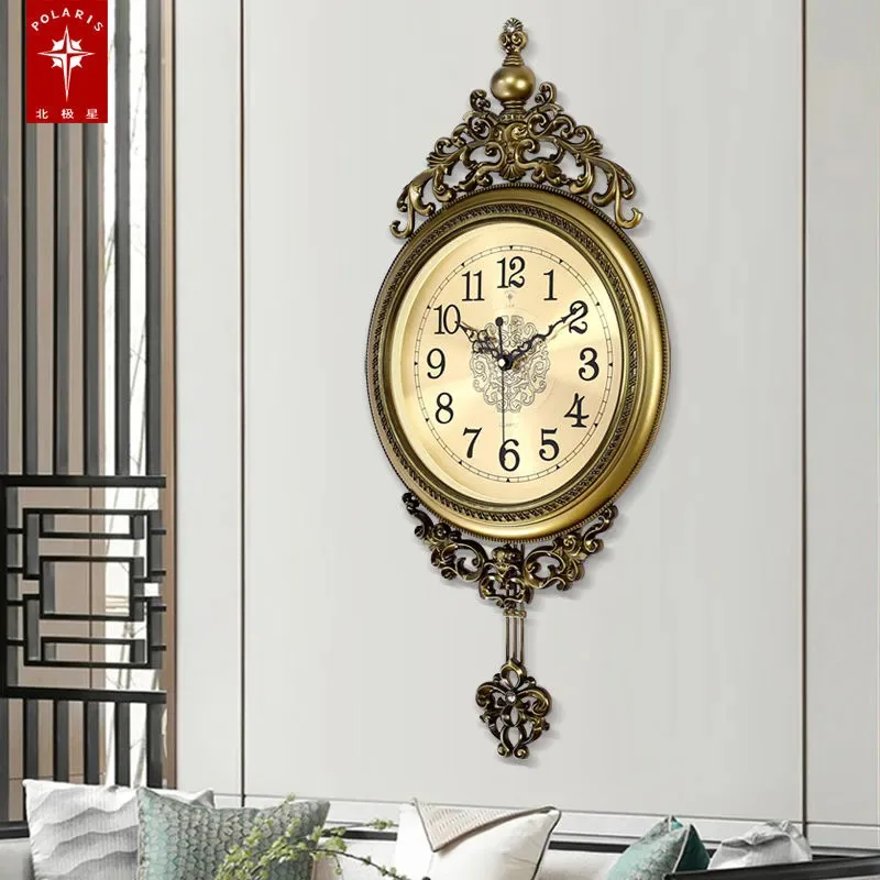 Jam Dinding Emas Mewah Besar R - Luxury Watch Europe ulasan dan harga
