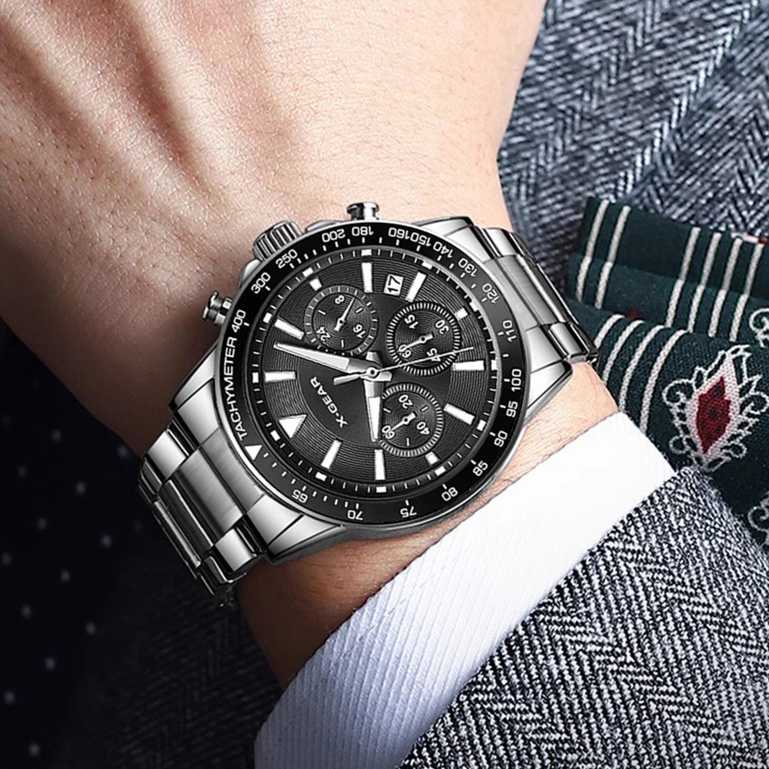 Jam Tangan Pria X-GEAR Mewah T - Luxury X I Watch ulasan dan harga