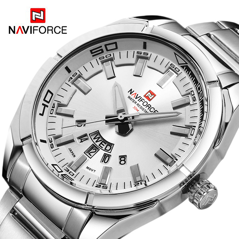 NAVIFORCE Jam Tangan Pria Berm - Field Watch Military ulasan dan harga