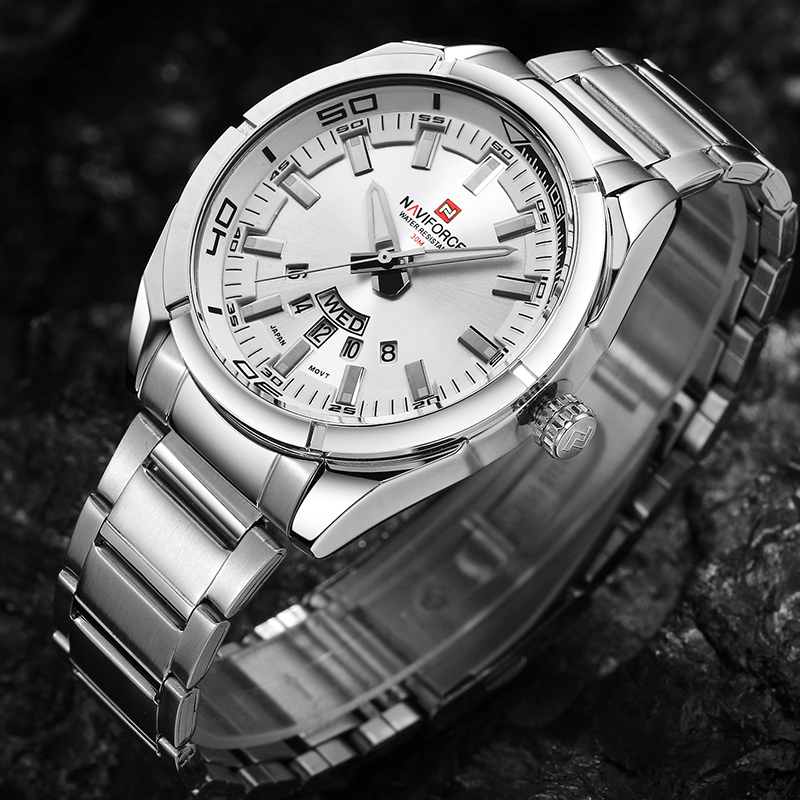NAVIFORCE Jam Tangan Pria Berm - Field Watch Military ulasan dan harga