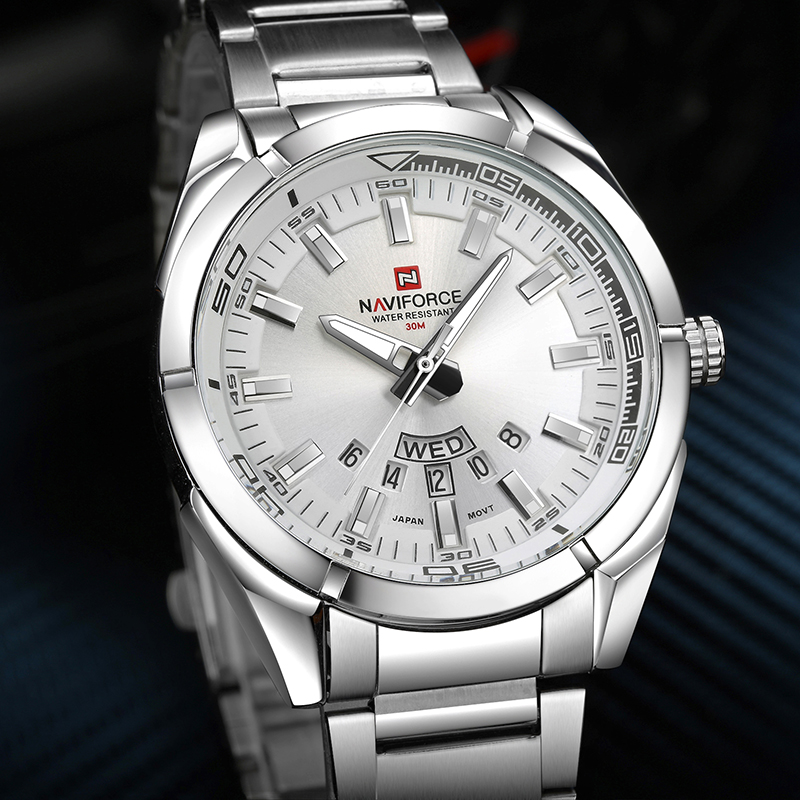 NAVIFORCE Jam Tangan Pria Berm - Field Watch Military ulasan dan harga