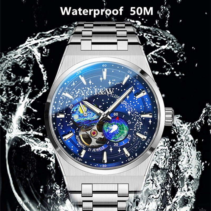 Jam Tangan Mekanis I&W Swiss u - Luxury Watch Hd ulasan dan harga