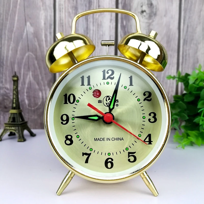 Jam Alarm Mekanis Logam Jam Me - Table Watch Luxury ulasan dan harga