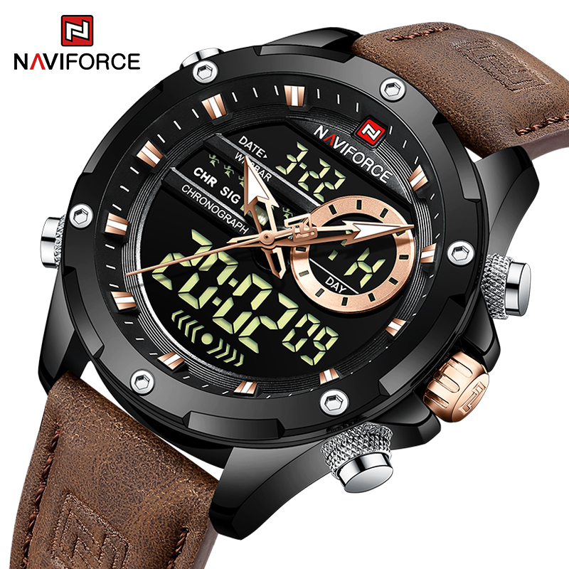 Jam Tangan Pria NAVIFORCE Baru - Field Watch Military ulasan dan harga