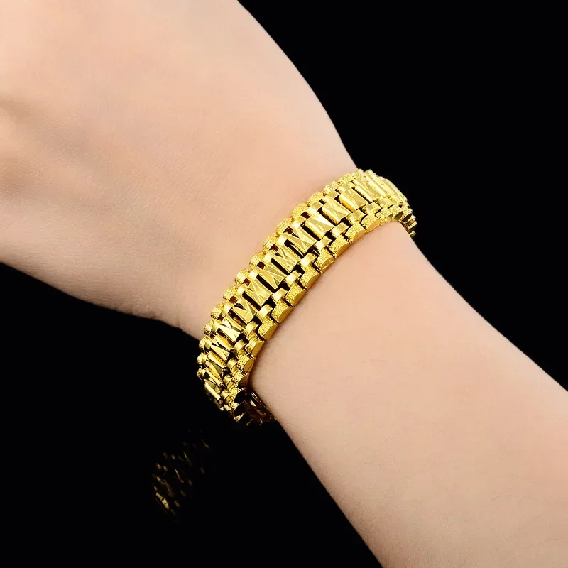 Gelang Jam Tangan Lebar Pria d - Luxury Watch Service ulasan dan harga
