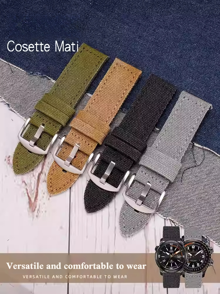 Tali Jam Tangan Kanvas + Kulit - Luxury Watch Casio ulasan dan harga