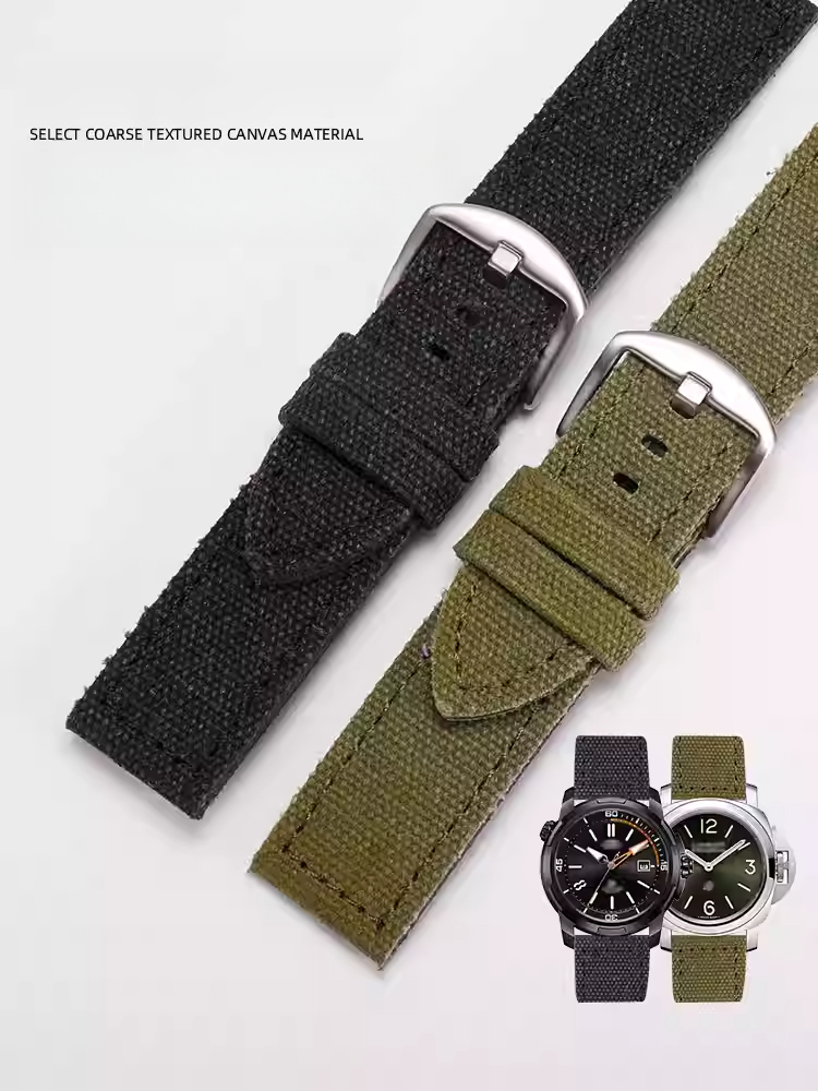 Tali Jam Tangan Kanvas + Kulit - Luxury Watch Casio ulasan dan harga