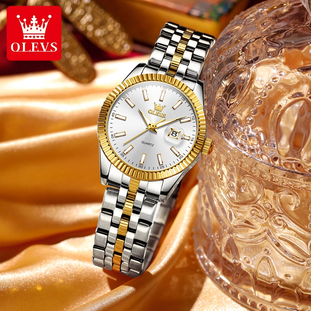 Jam Tangan Wanita OLEVS 5593 M - Luxury Watch Hd ulasan dan harga