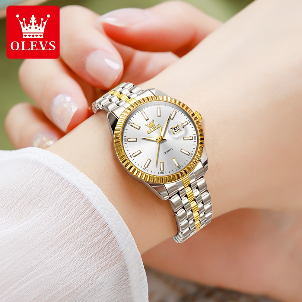 Jam Tangan Wanita OLEVS 5593 M - Luxury Watch Hd ulasan dan harga