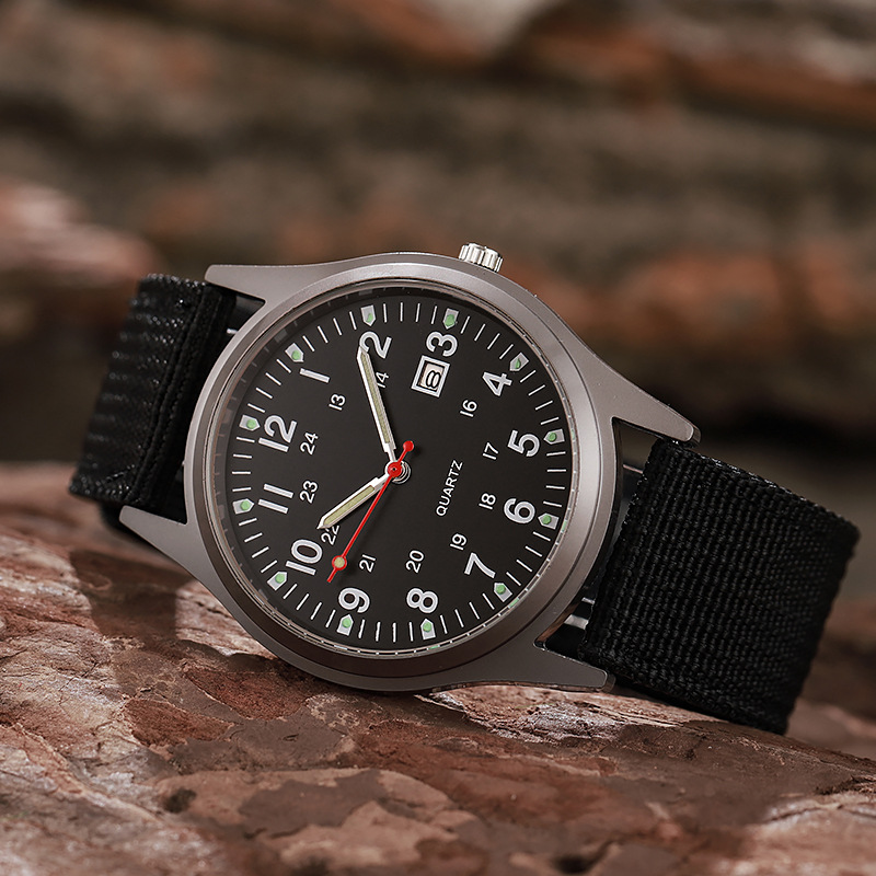 Jam tangan pria berbahan kanva - Field Watch Military ulasan dan harga