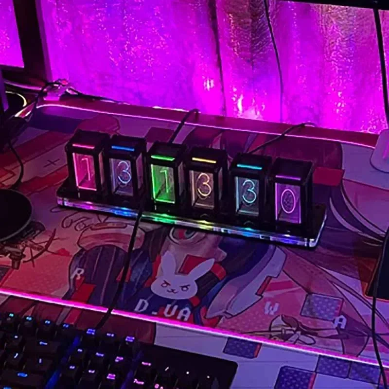 Jam Meja Diy Kit Led RGB Digit - Table Watch Luxury ulasan dan harga