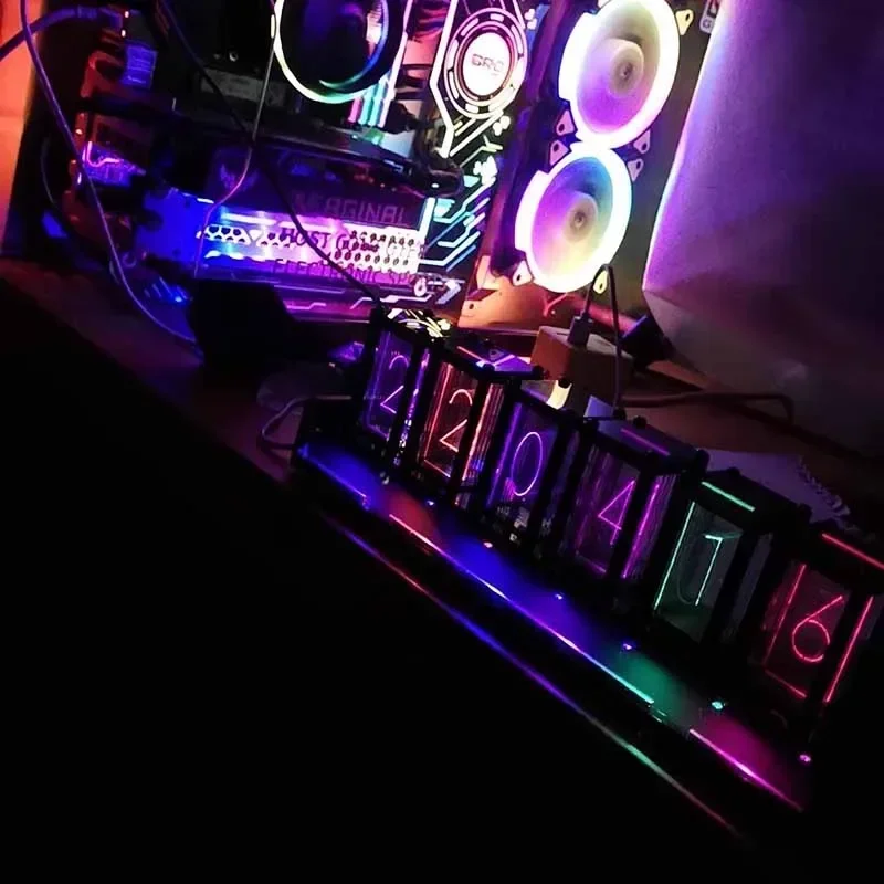 Jam Meja Diy Kit Led RGB Digit - Table Watch Luxury ulasan dan harga