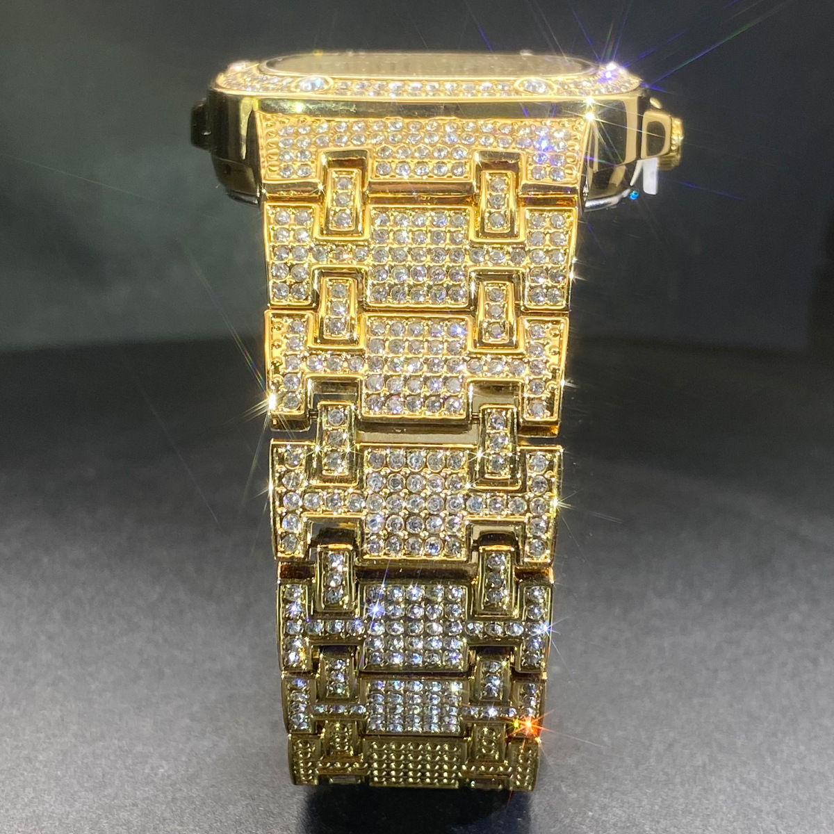 Jam Tangan Persegi untuk Pria  - Luxury Watch Gold ulasan dan harga