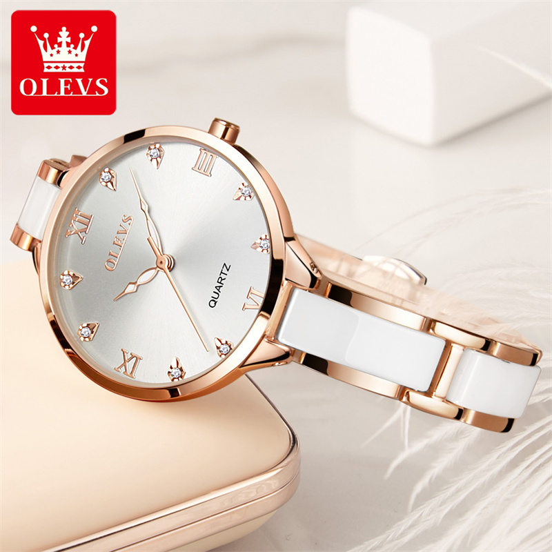 OLEVS Jam Tangan Kuarsa Wanita - Luxury Watch Life ulasan dan harga