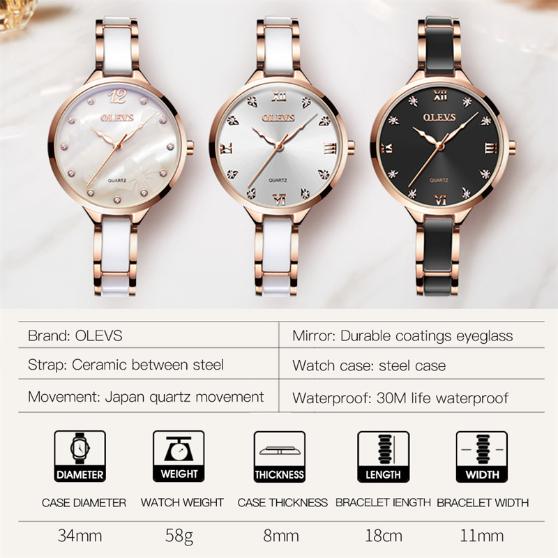 OLEVS Jam Tangan Kuarsa Wanita - Luxury Watch Life ulasan dan harga