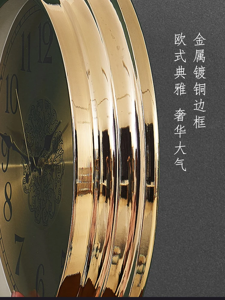 Jam Dinding Mewah Besar Logam  - Luxury Watch Europe ulasan dan harga