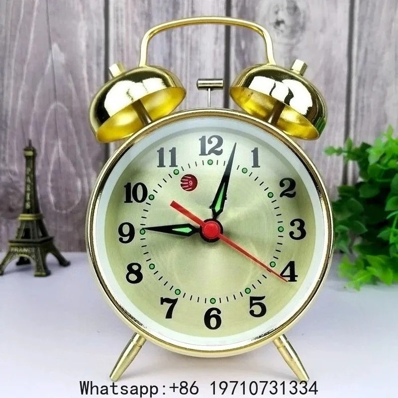 Jam Alarm Mekanik Logam Jam Me - Table Watch Luxury ulasan dan harga