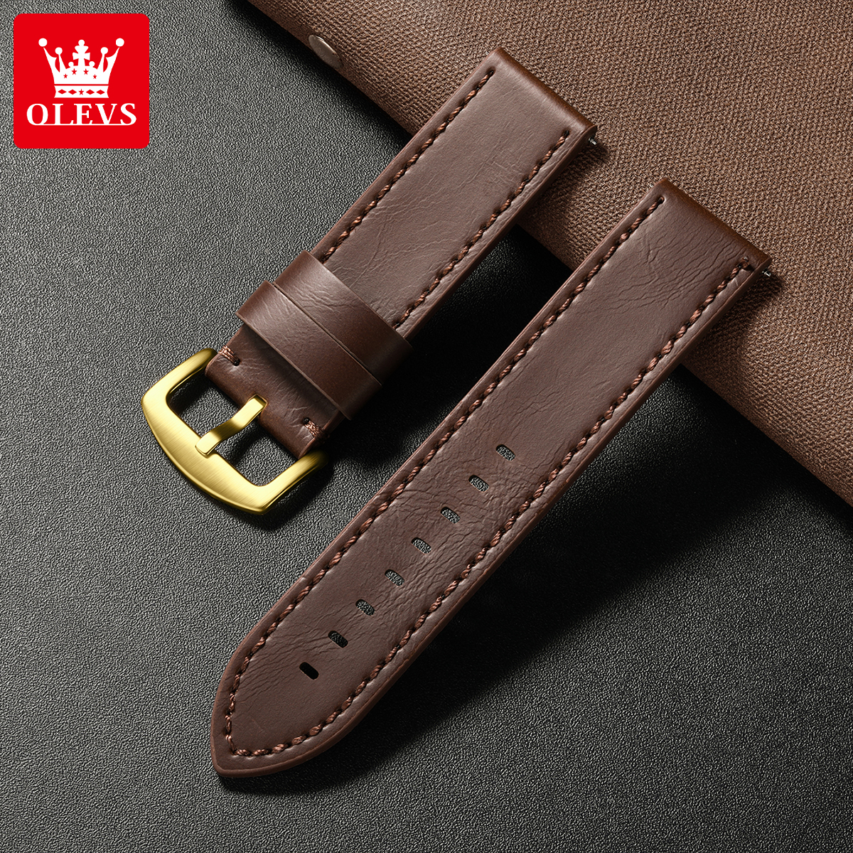 Jam tangan pria merek OLEVS ja - Luxury Watch Gold ulasan dan harga