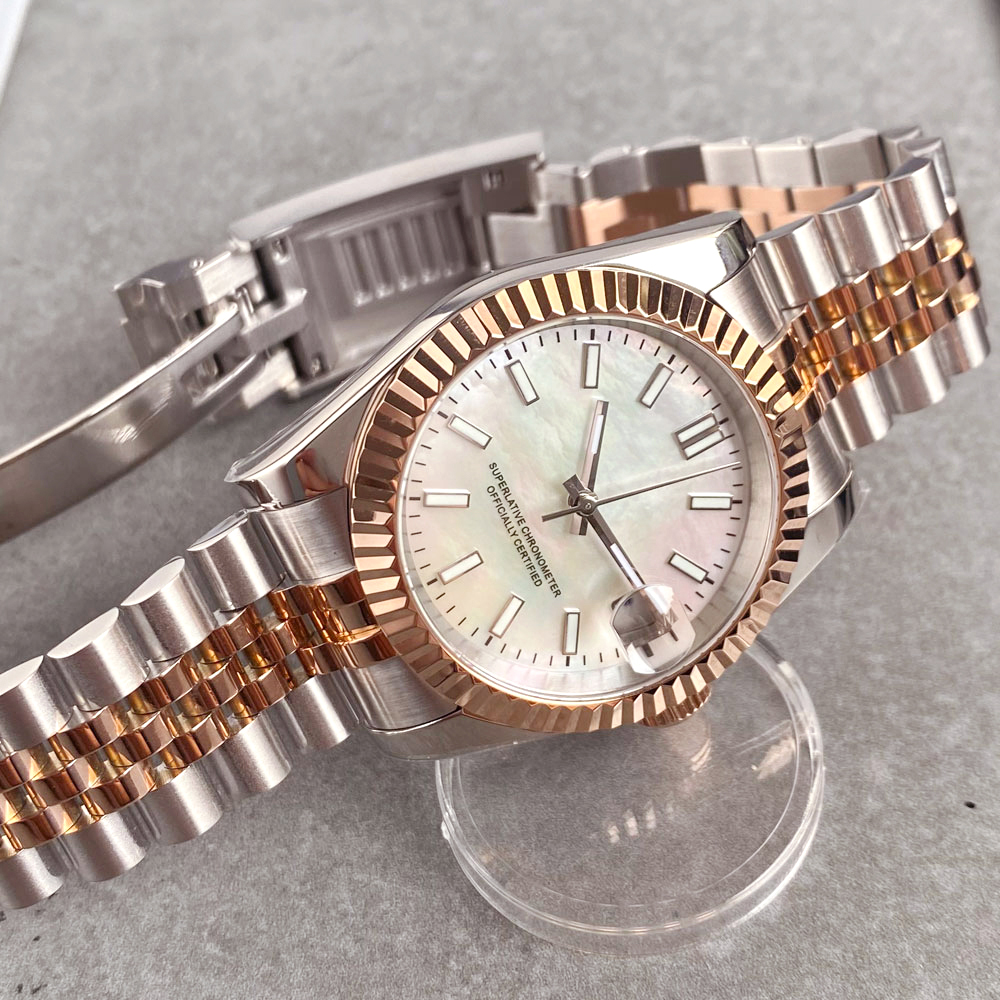 Casing Rose Gold Dua Warna Kus - Luxury Watch Gold ulasan dan harga