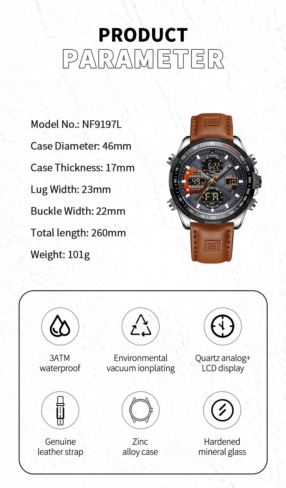 NAVIFORCE jam tangan olahraga  - Field Watch Military ulasan dan harga