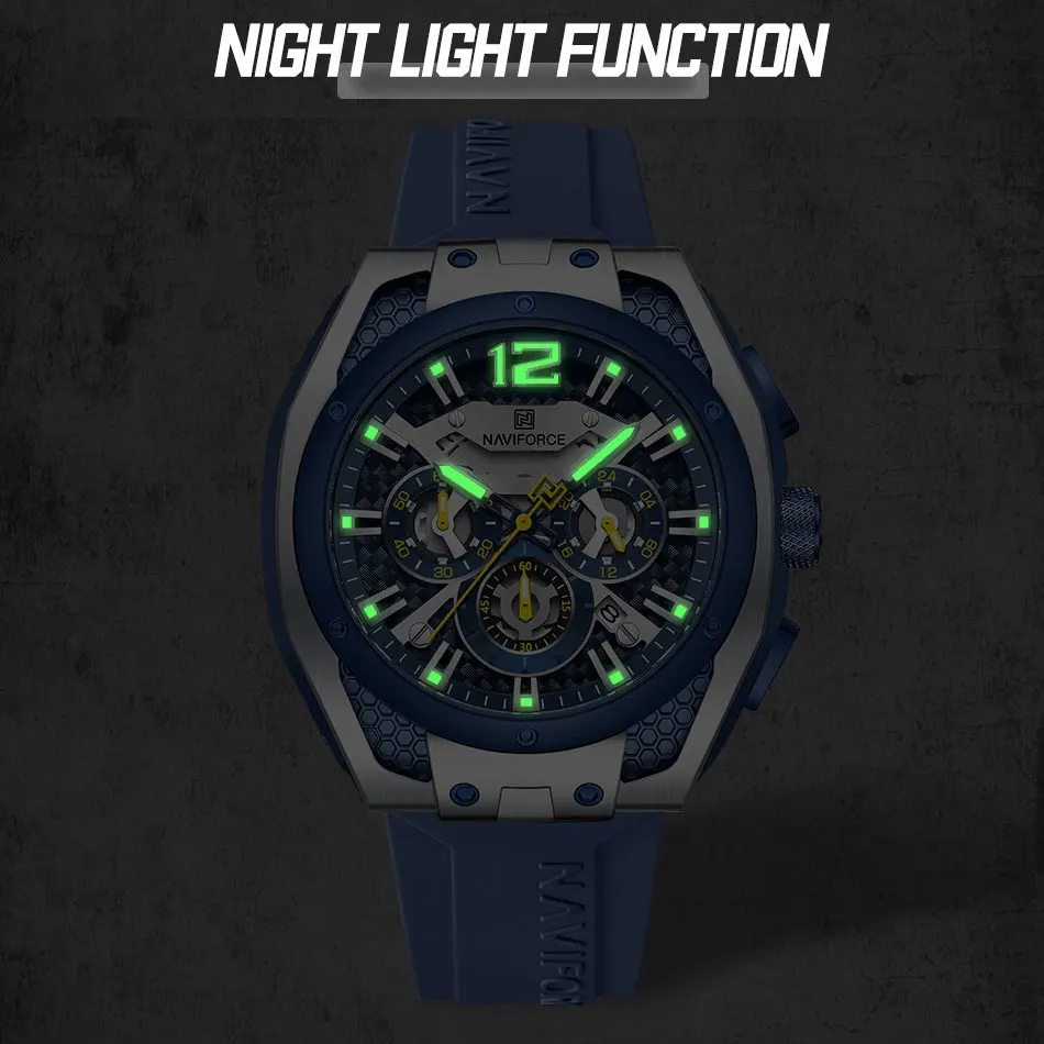 NAVIFORCE 8063 Jam Tangan Pria - Field Watch Military ulasan dan harga
